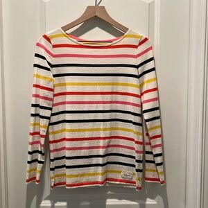 Talbots Breton striped top size XS 100% cotton